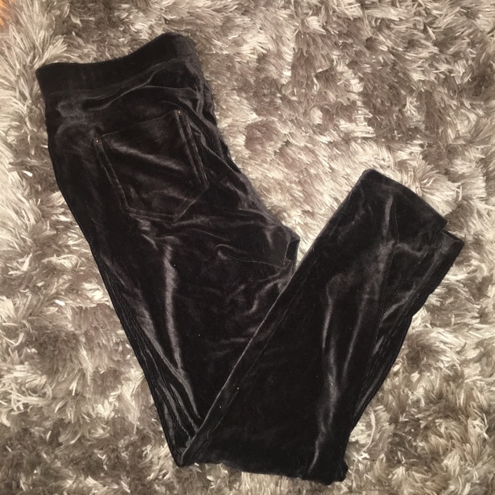 Velvet leggings